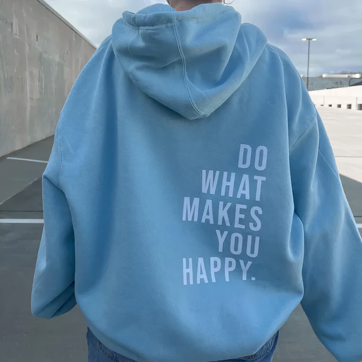 Stilla | Hættetrøje med Motivtryk - Komfortabel Statement-Hoodie til Fritid & Udendørs