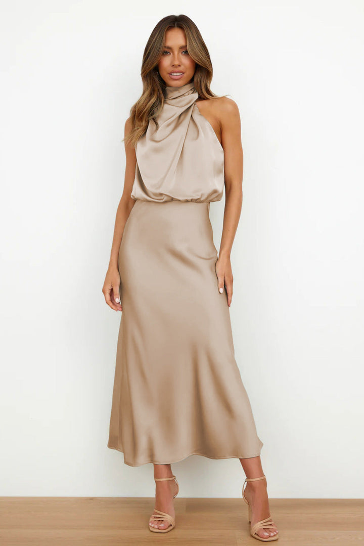 Stilla | Elegant Satin Aftenkjole