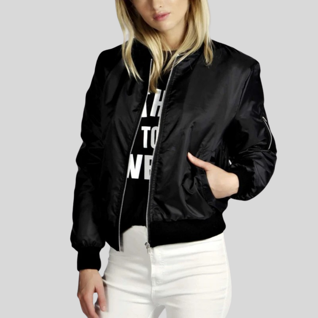 Stilla | Dame Zip-Up Bomberjakke