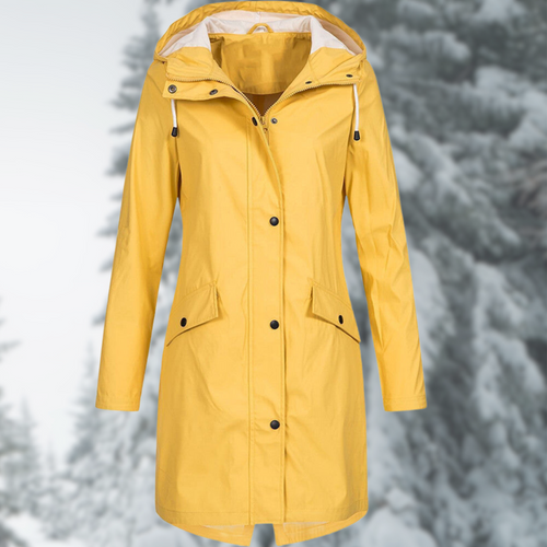 Stilla | Lang, Stilfuld Regnfrakke Der Er Vandtæt