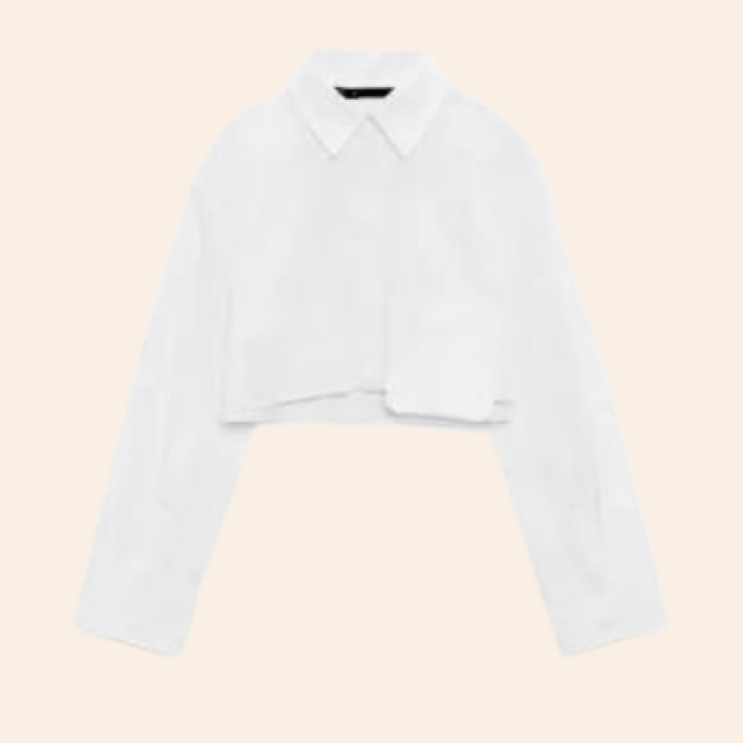 Stilla | Fashion Cropped Skjorte