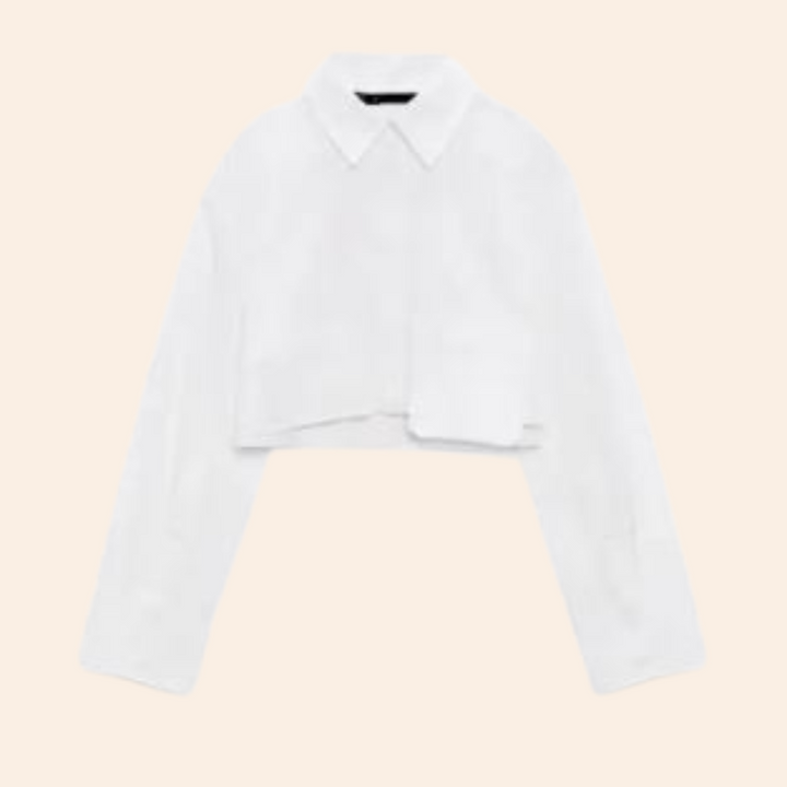 Stilla | Fashion Cropped Skjorte