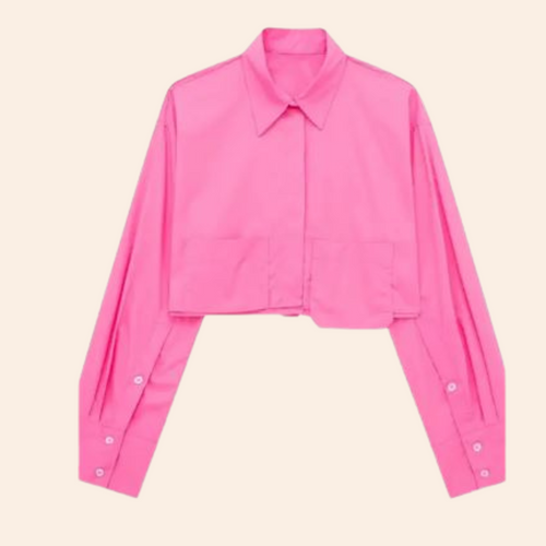 Stilla | Fashion Cropped Skjorte
