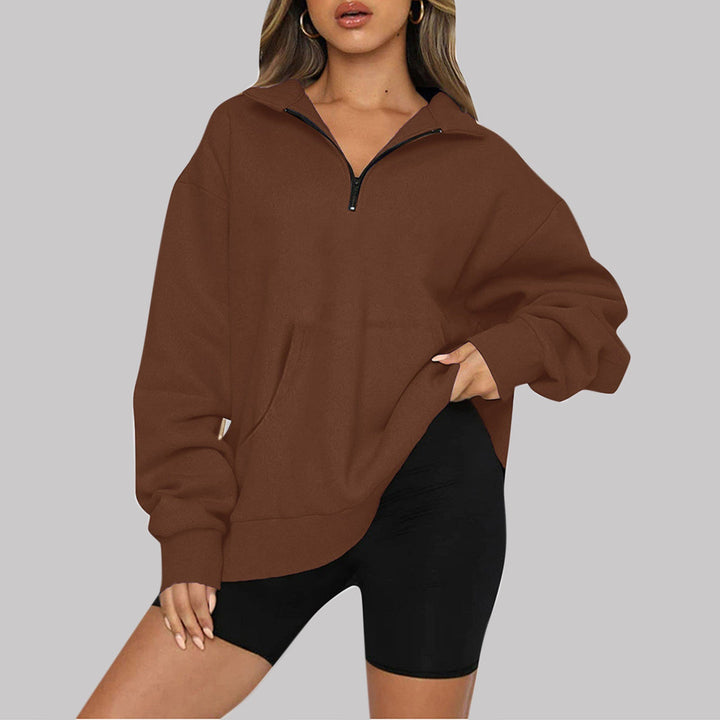 Stilla | Zip-Jumper Læssig Moderne Stil Ideel til vinteren