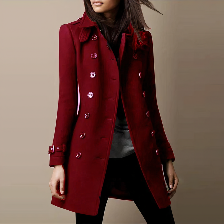Stilla | Varme Trenchcoat - Lang