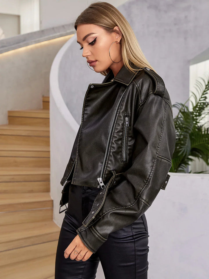 Stilla | Ædel Læderjakke Med Elegant Silhuet