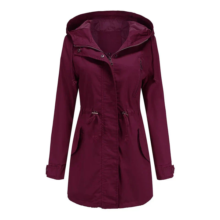 Stilla | Trenchcoat med hætte