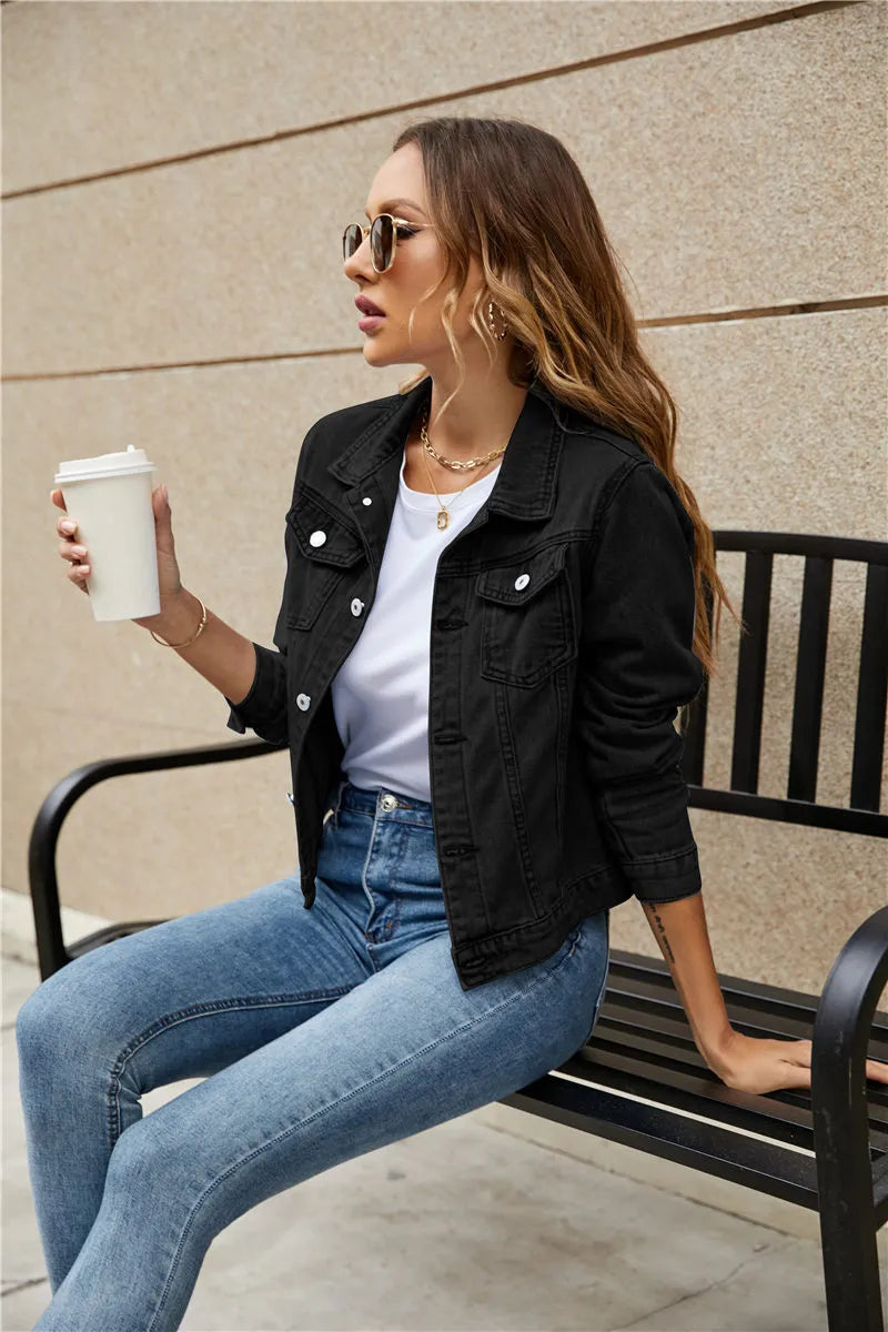 Stilla | Elegant og Moderne Jeansjakke