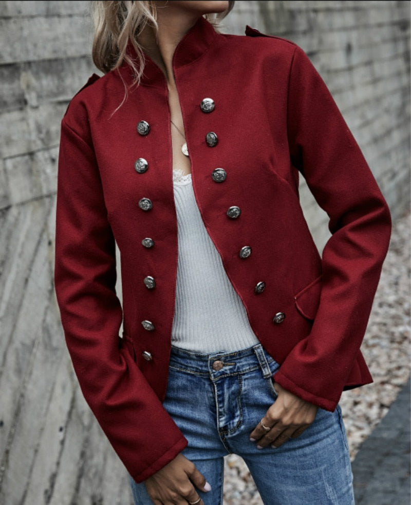 Stilla | Blazer med lange ærmer og moderne knapper til et klart og trendy look