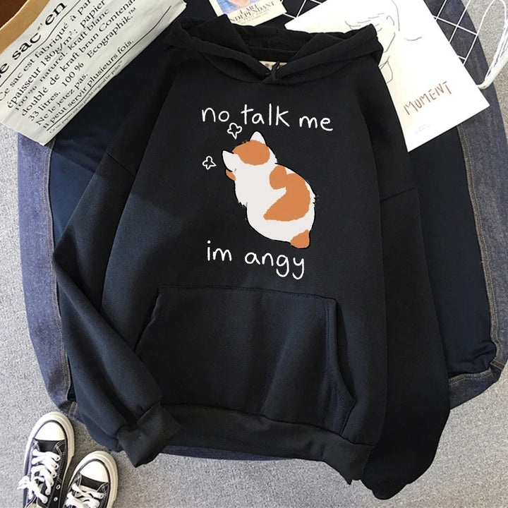 Stilla | Størrelse Kapuzenpullover Med Kattemotiv