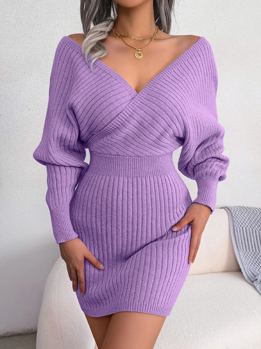 Stilla | Bodycon Pulloverkjoler