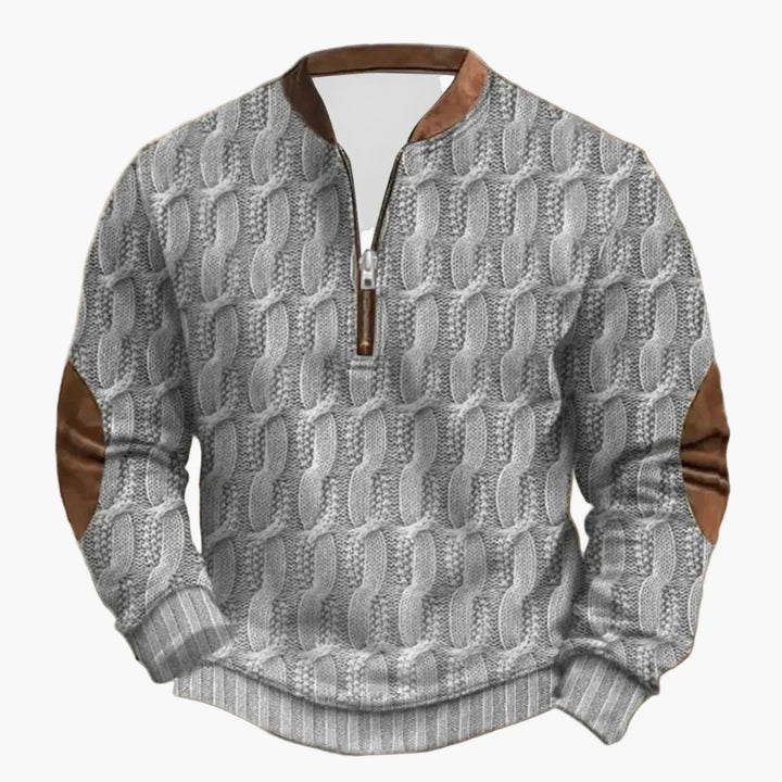 Stilla | Udendørs Fritidspullover med Ståkrave og Lynlås - Stilfuld Langærmet Sweater til Hverdag og Eventyr