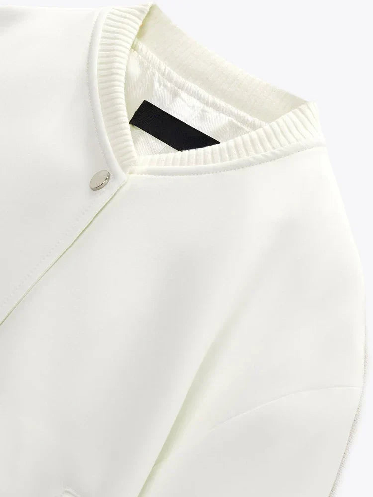 Stilla | Bomber med trykte metalknapper