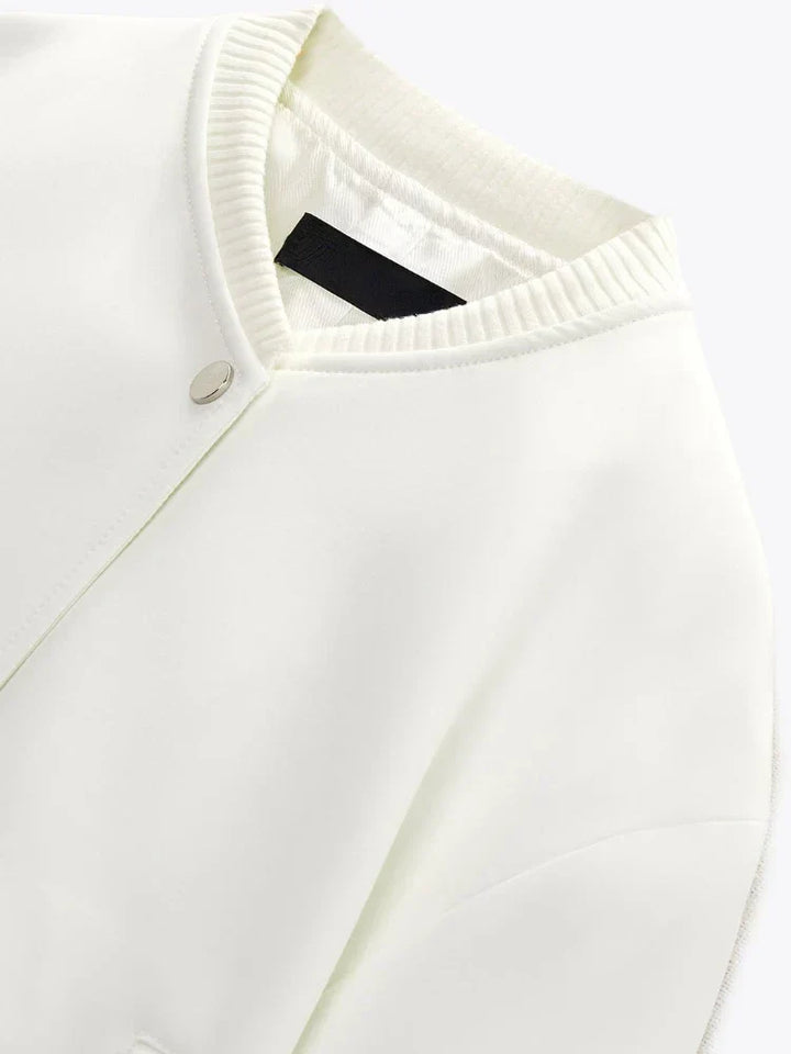 Stilla | Bomber med trykte metalknapper