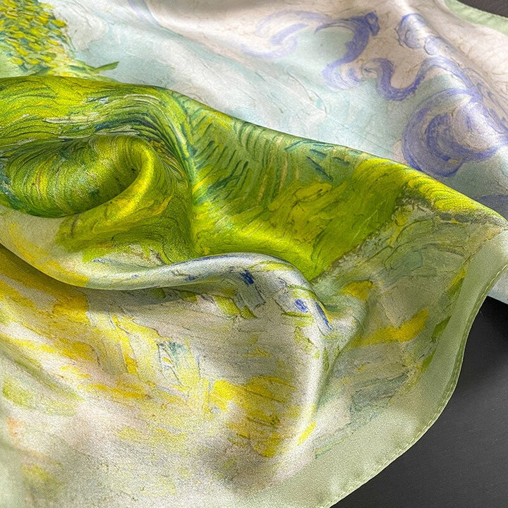 Stilla | 100% Kunstnerisk Silke Square