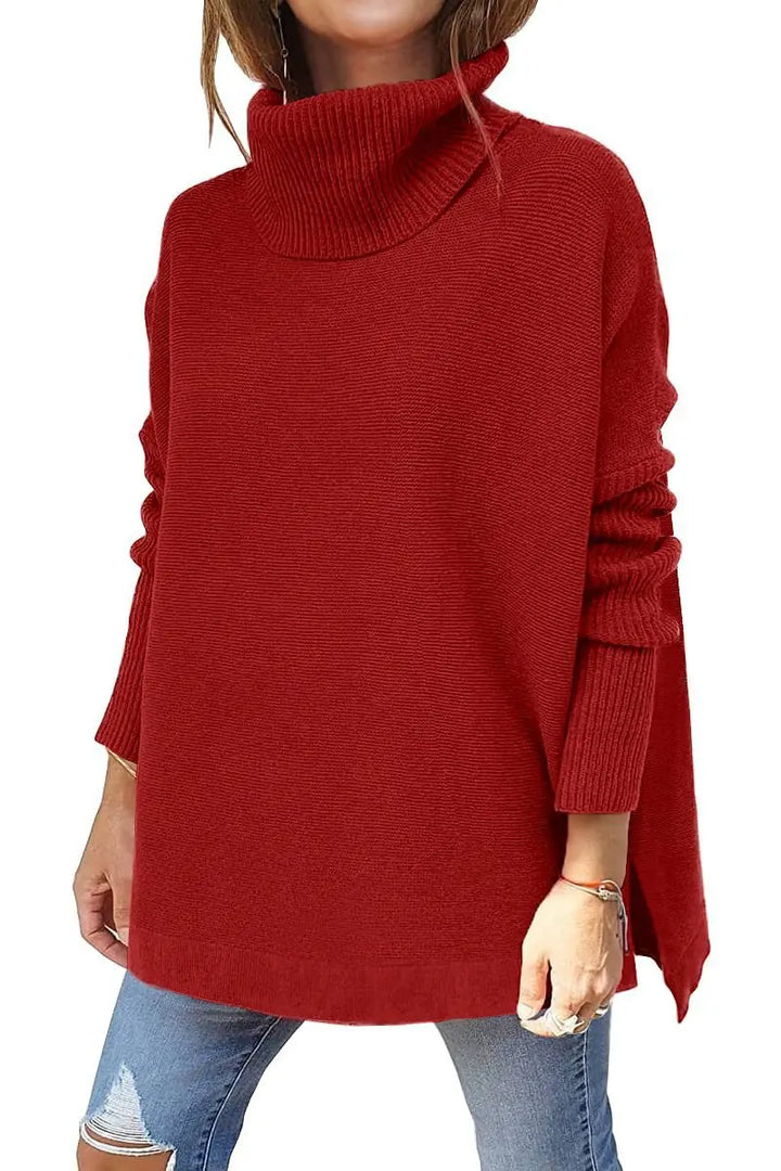 Stilla | Strikpullover Med Ståkrave