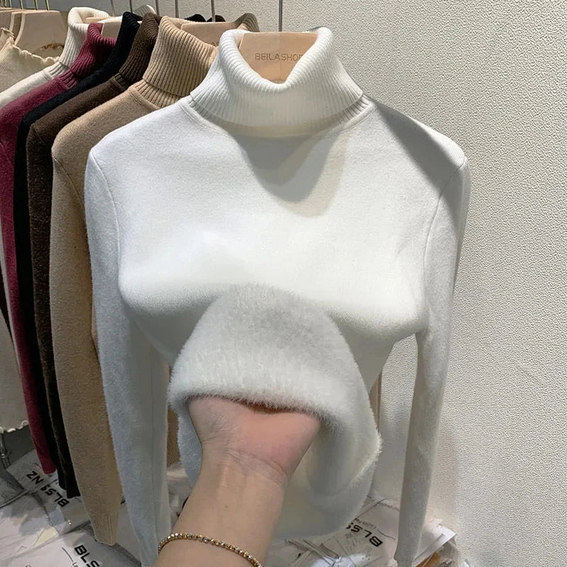 Stilla | Pullover med Rullekrave og Blødt Foder