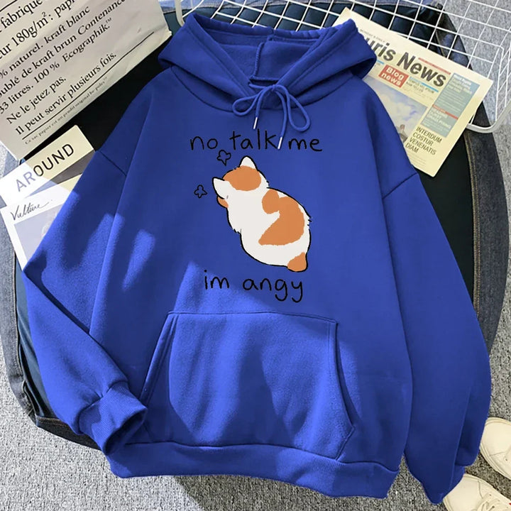 Stilla | Størrelse Kapuzenpullover Med Kattemotiv