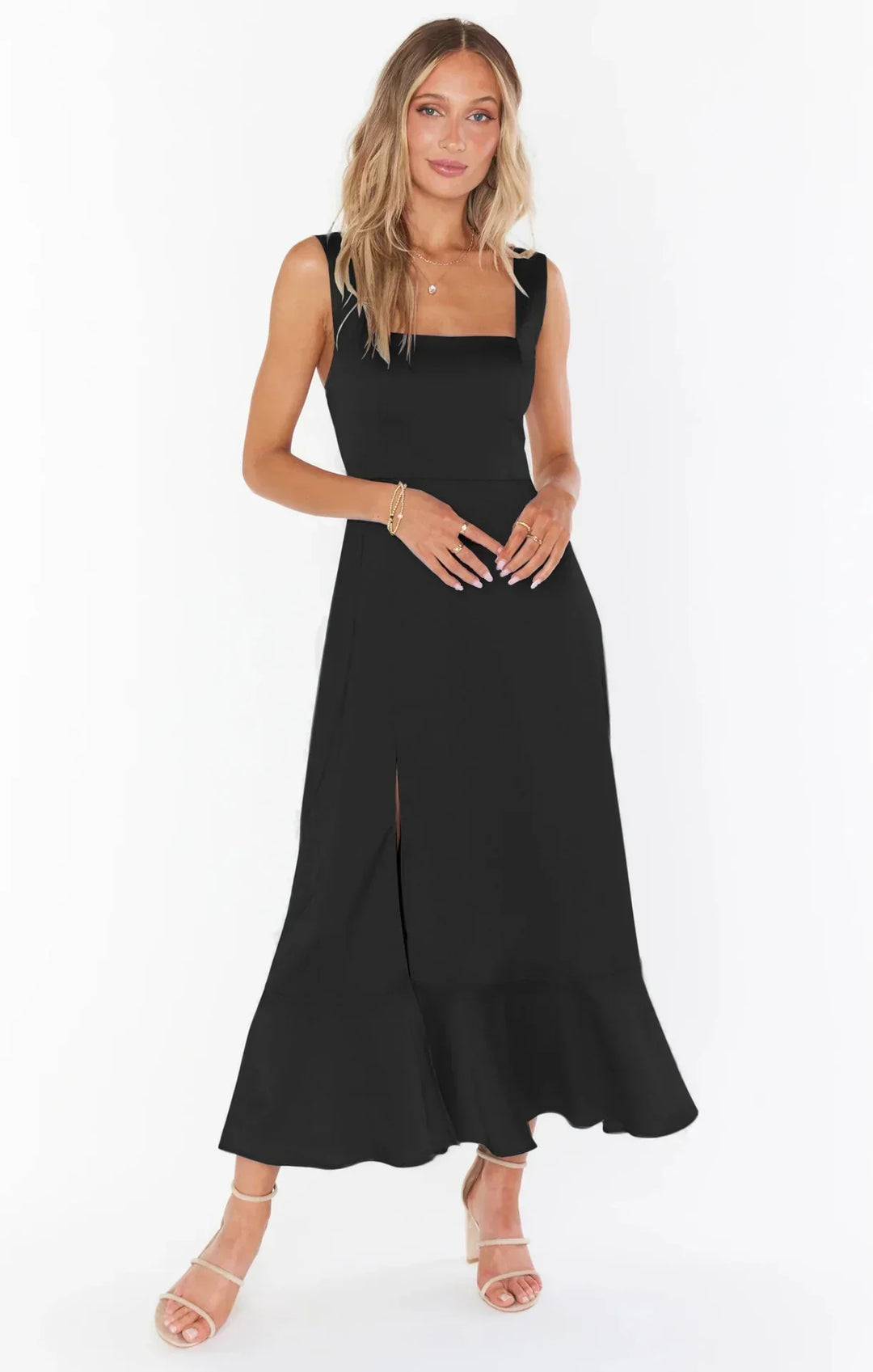 Stilla | Damenes Sommer Elegante Modekjole Med Reb Temperament Nederdel