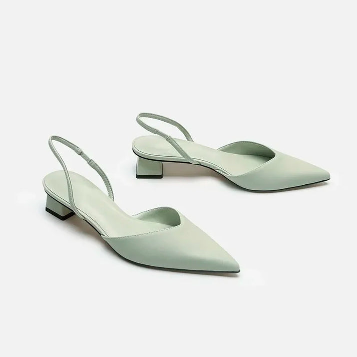 Stilla | Særlig Slingback Sandal Med Spids Tå