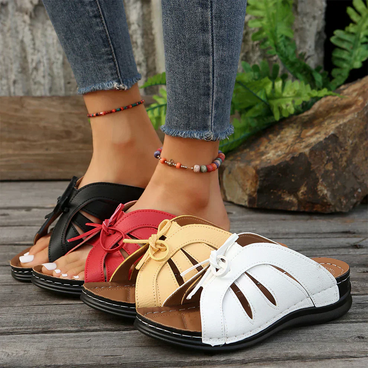 Stilla | Komfortable Sandaler Med Knude