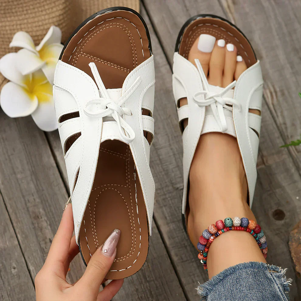 Stilla | Komfortable Sandaler Med Knude