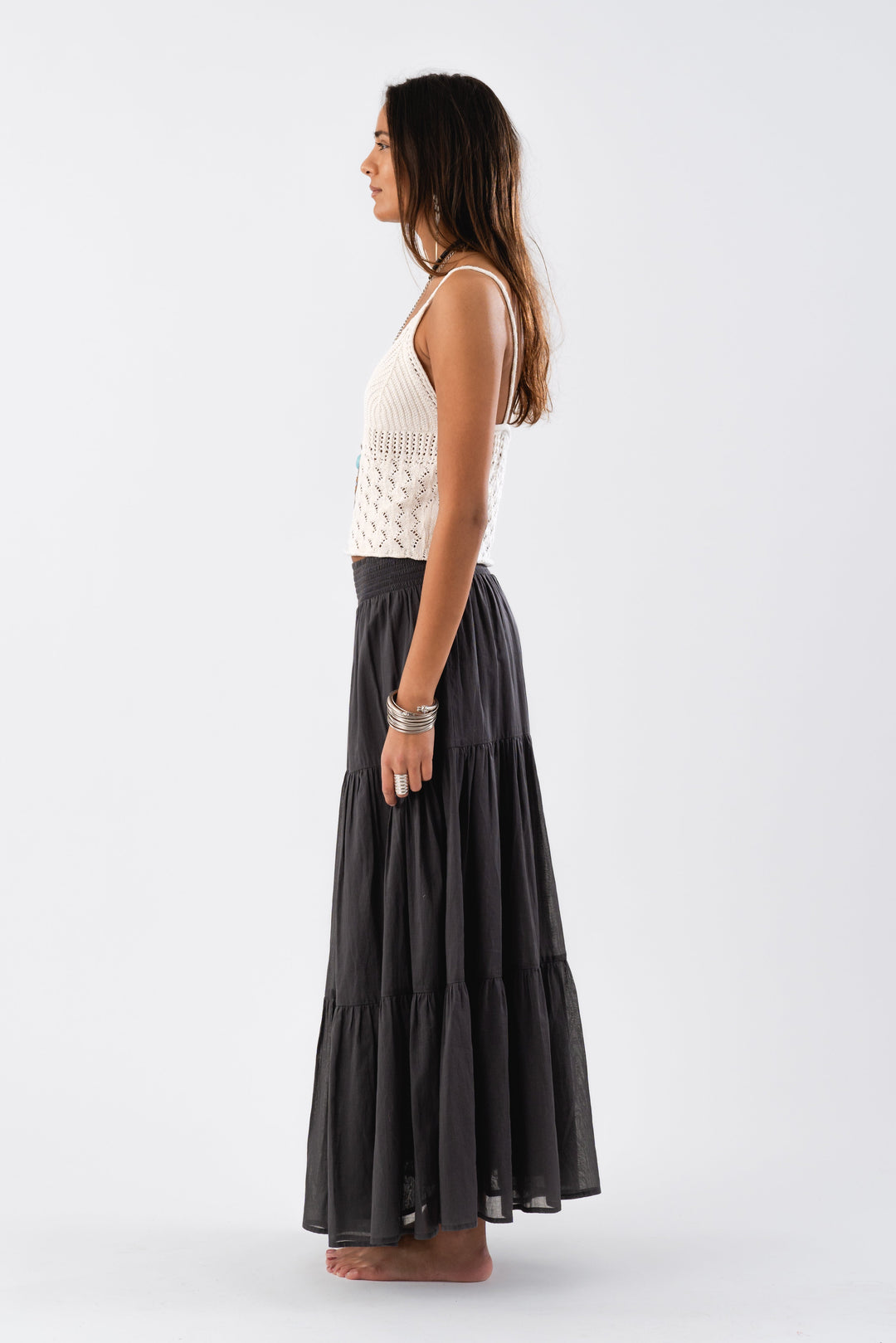 Stilla | Ærmeløs Sommer Top Creme