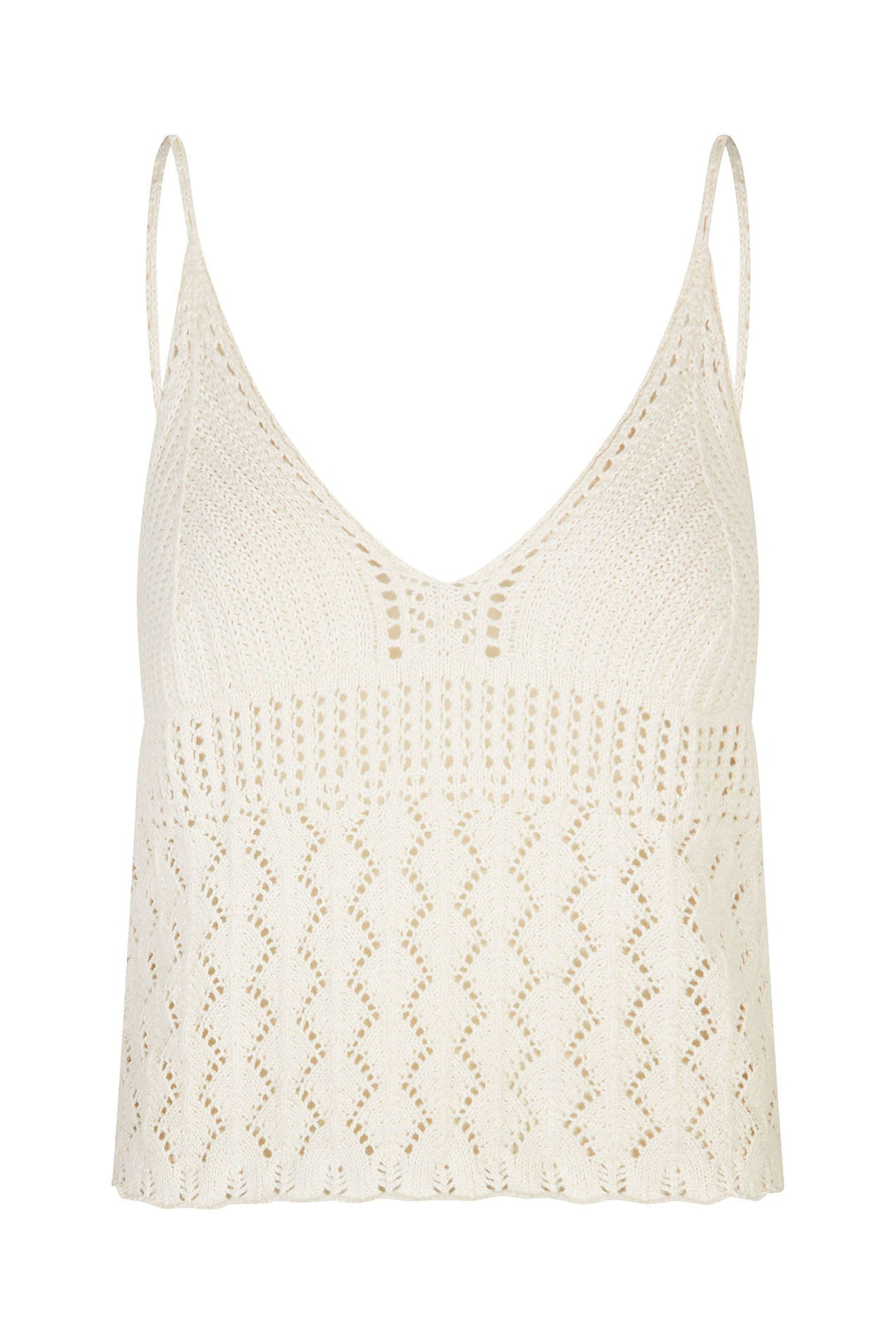 Stilla | Ærmeløs Sommer Top Creme