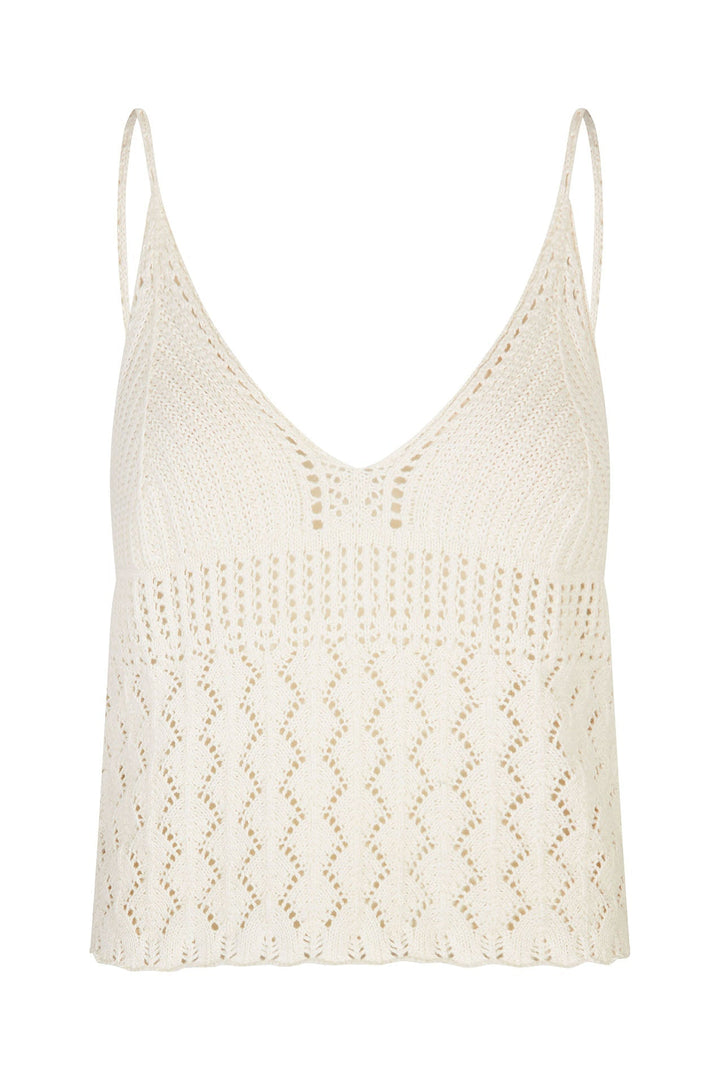 Stilla | Ærmeløs Sommer Top Creme