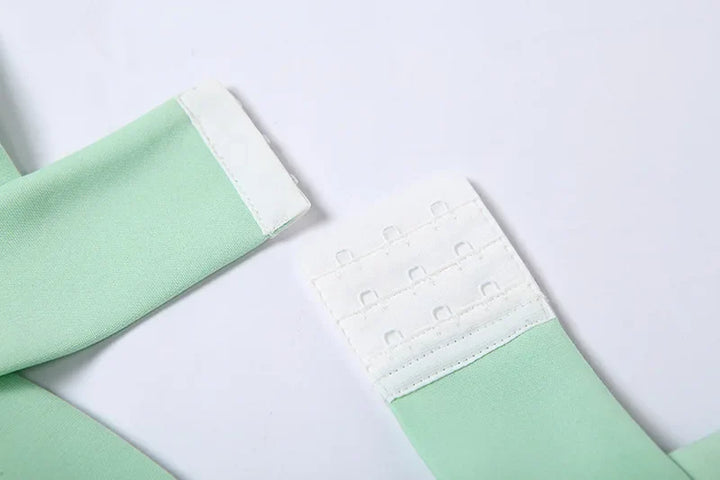 Stilla | Mint Udsnit Flæse Kjole