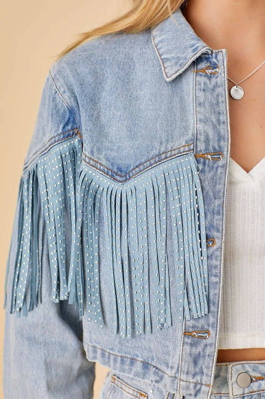 Stilla | Oversized-jakke i denim