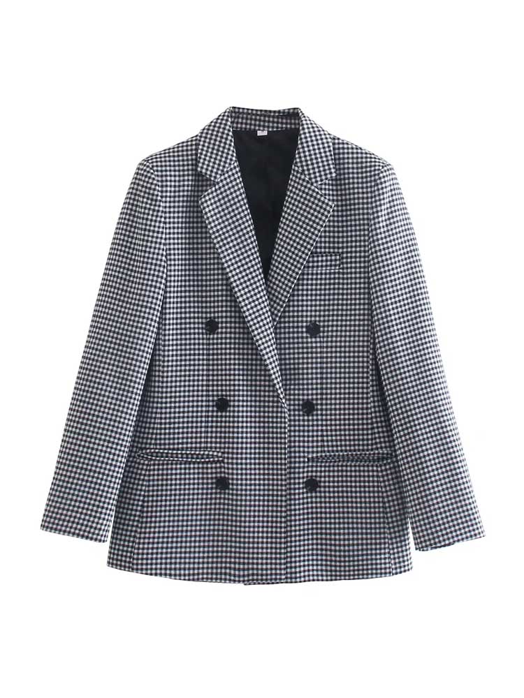 Stilla | Årgang Stil Tjekket Blazer