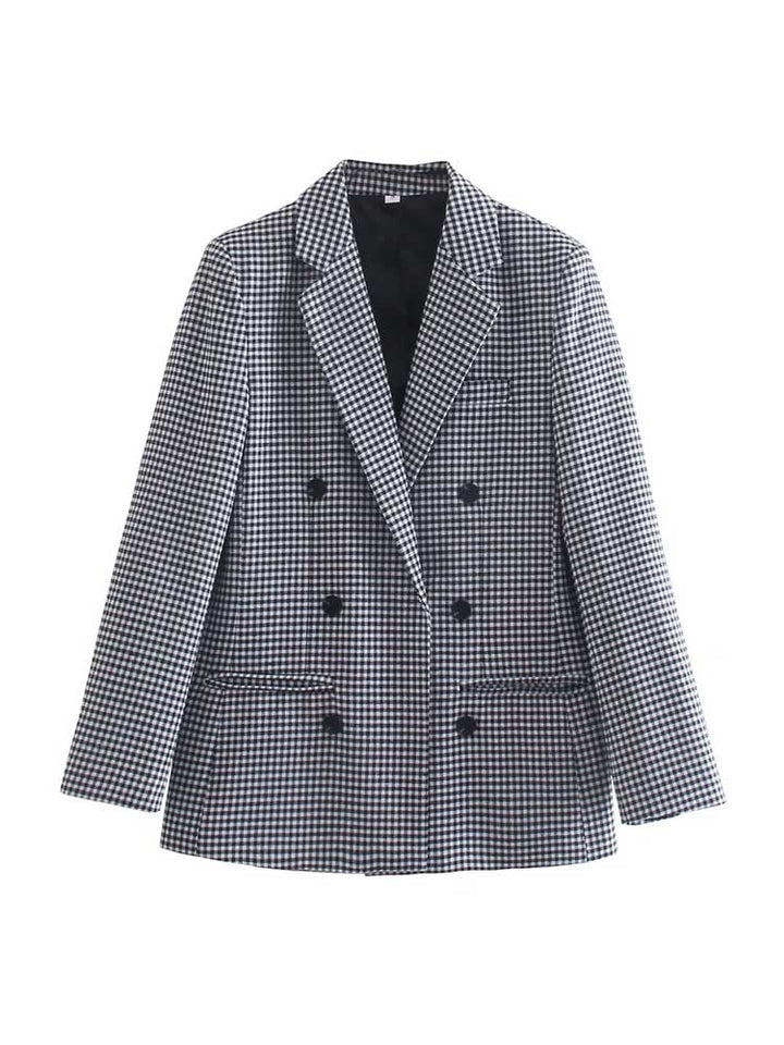 Stilla | Årgang Stil Tjekket Blazer