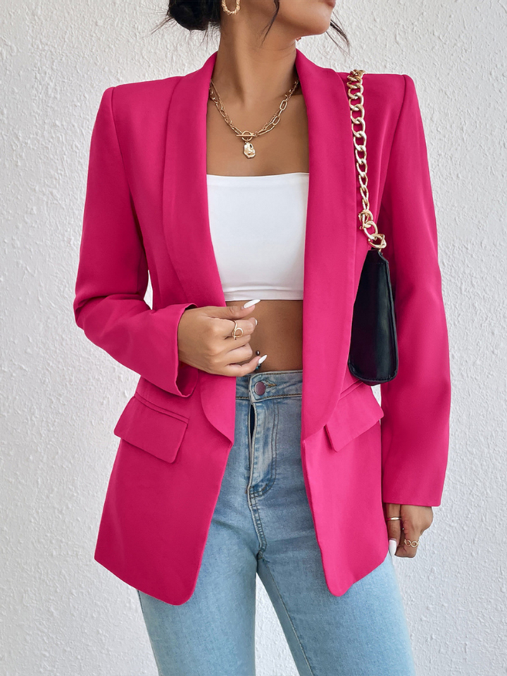 Stilla | Blazer Dame Ensfarvet