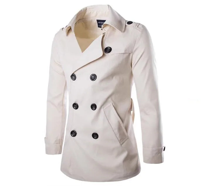 Stilla | Mænds Stilfuld Trenchcoat - Behagelig & Varm