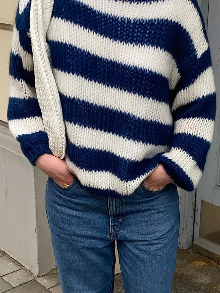 Stilla | Anna Olympia Klassisk, Komfortabel og Elegant Strikpullover