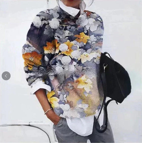 Stilla | Elegant trøje med print