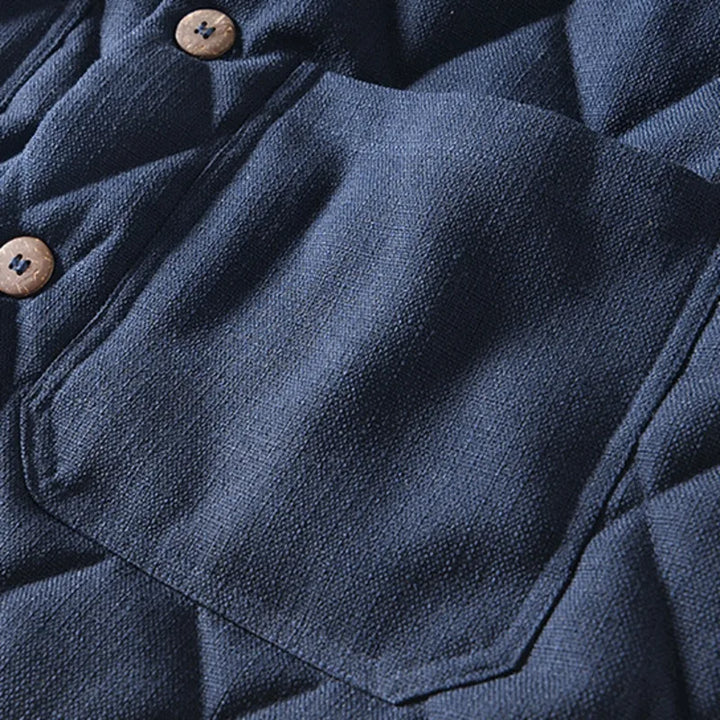Stilla | Sommersk Jackets til mænd med knapper og rhombusformet quilting