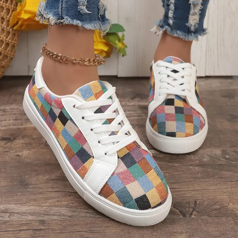 Stilla | Plaid Flade Sko