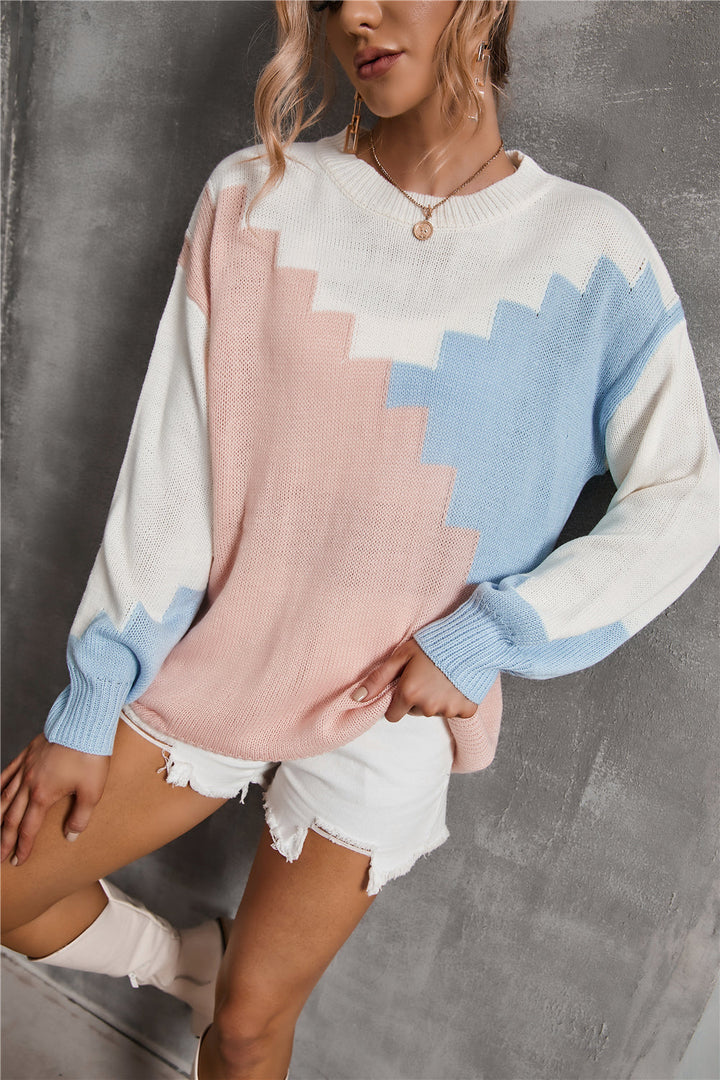 Stilla | Urban strikpullover med vintage-touch