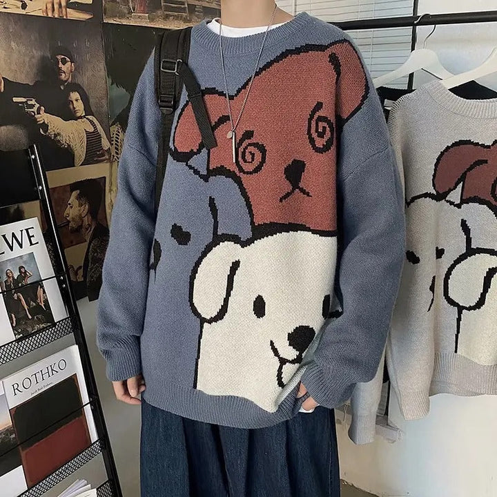 Stilla | Varmer Pullover Med Hundefolie