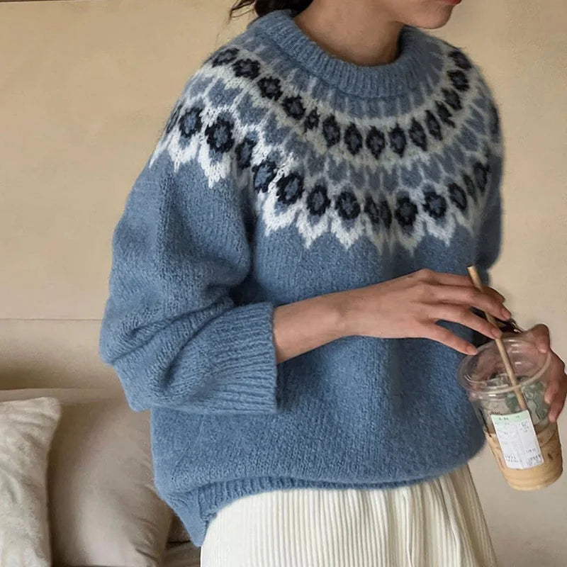 Stilla | Damepullover Med Lange Ærmer I Den Etiske Stil