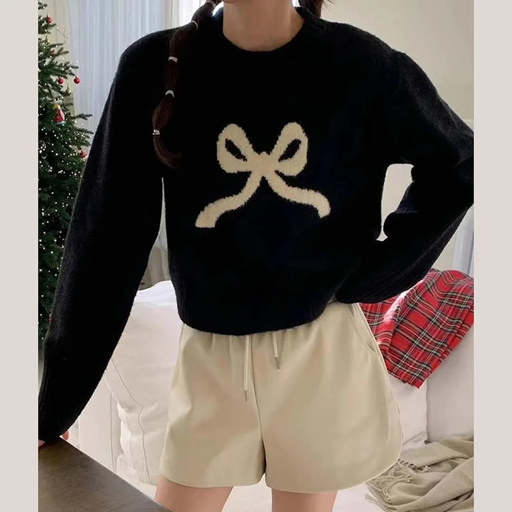 Stilla | Pullover Damer Af Strik Med Knotset