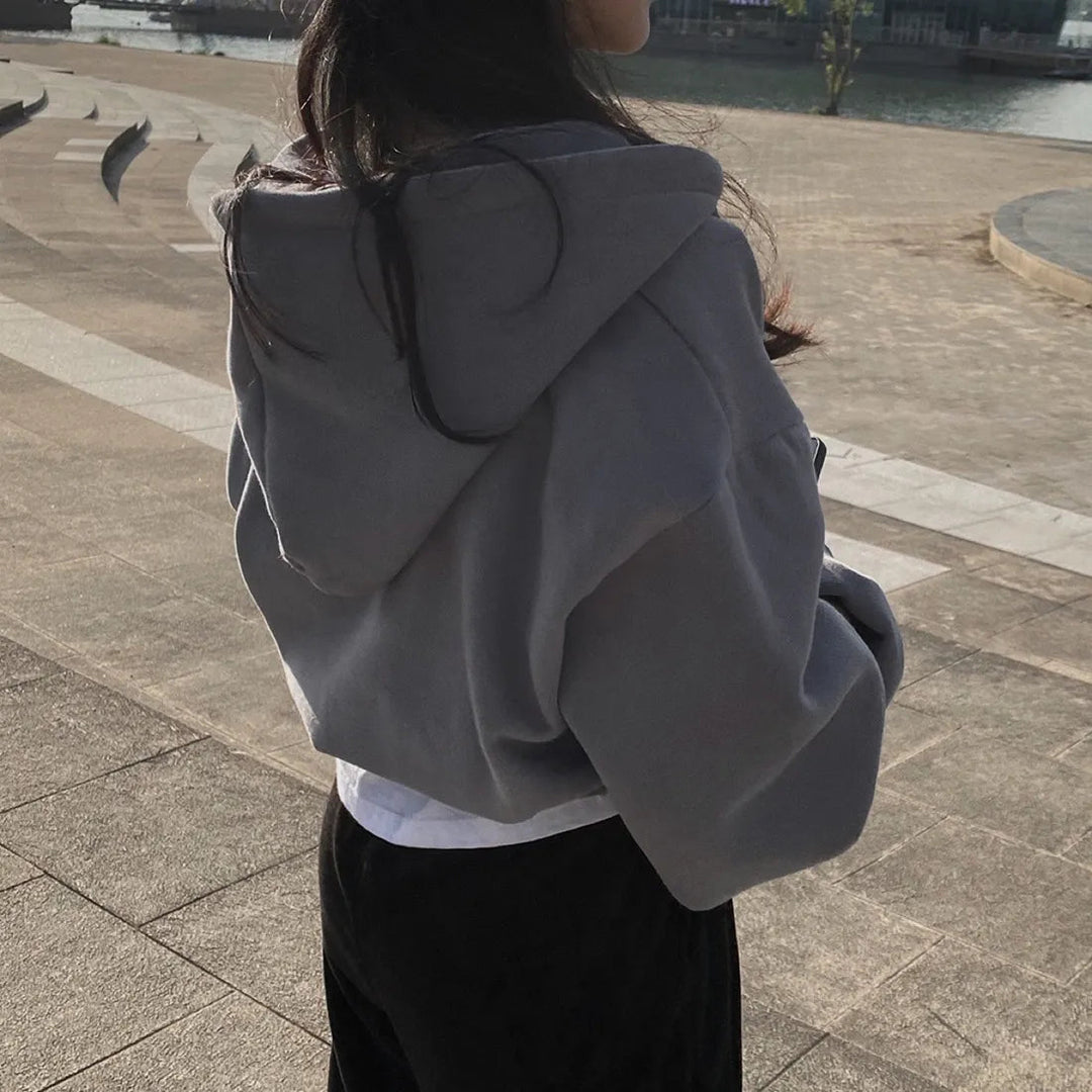 Stilla | Bequemer Kapuzenpullover Mit Reißverschluss