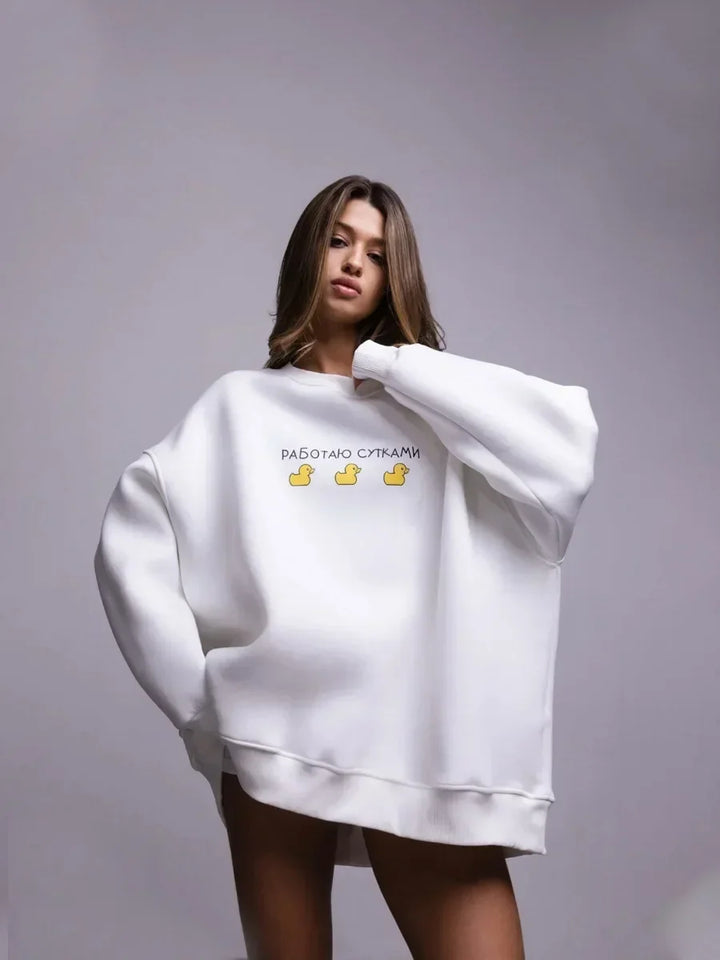 Stilla | Damepullover Varm og Oversized
