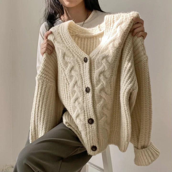 Stilla | Elegant, Oversized Cardigan Til Kvinder