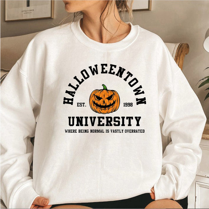 Stilla | Halloween Sweater Med Rund Halsudskæring Til Kvinder
