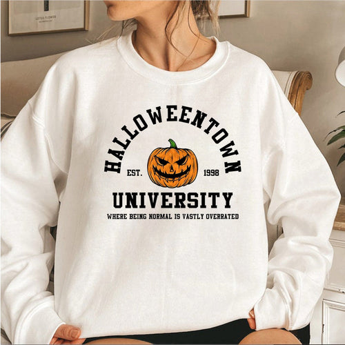 Stilla | Halloween Sweater Med Rund Halsudskæring Til Kvinder