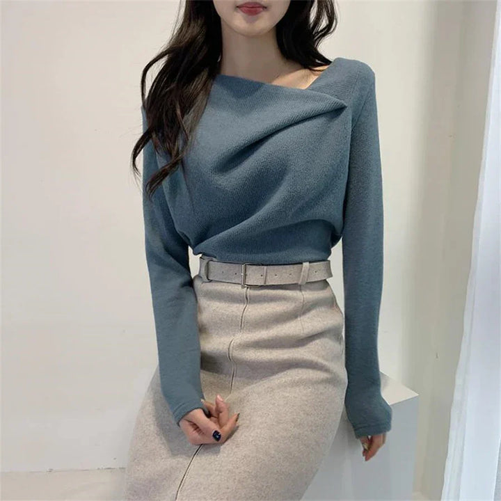 Stilla | Hygget damvelours pullover