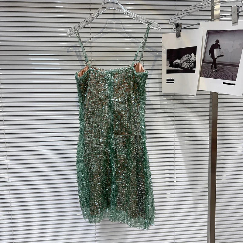 Stilla | Pynte Grøn Bustier Kjole